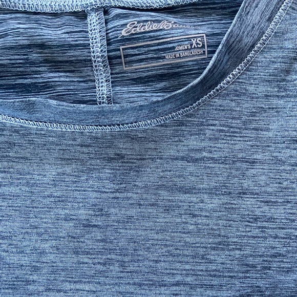Blue Eddie Bauer Short Sleeved Workout Tee - Picture 2 of 4